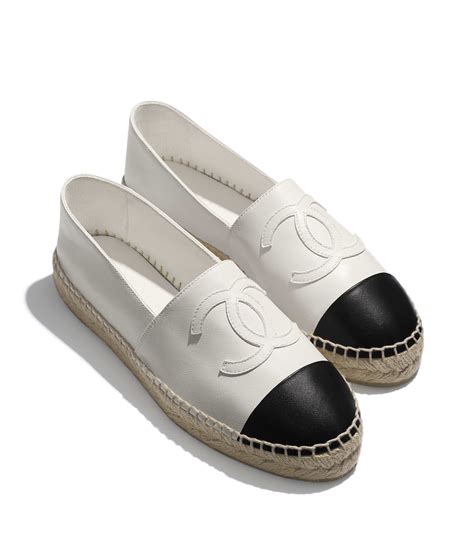 chanel espadrilles women|chanel espadrilles black and white.